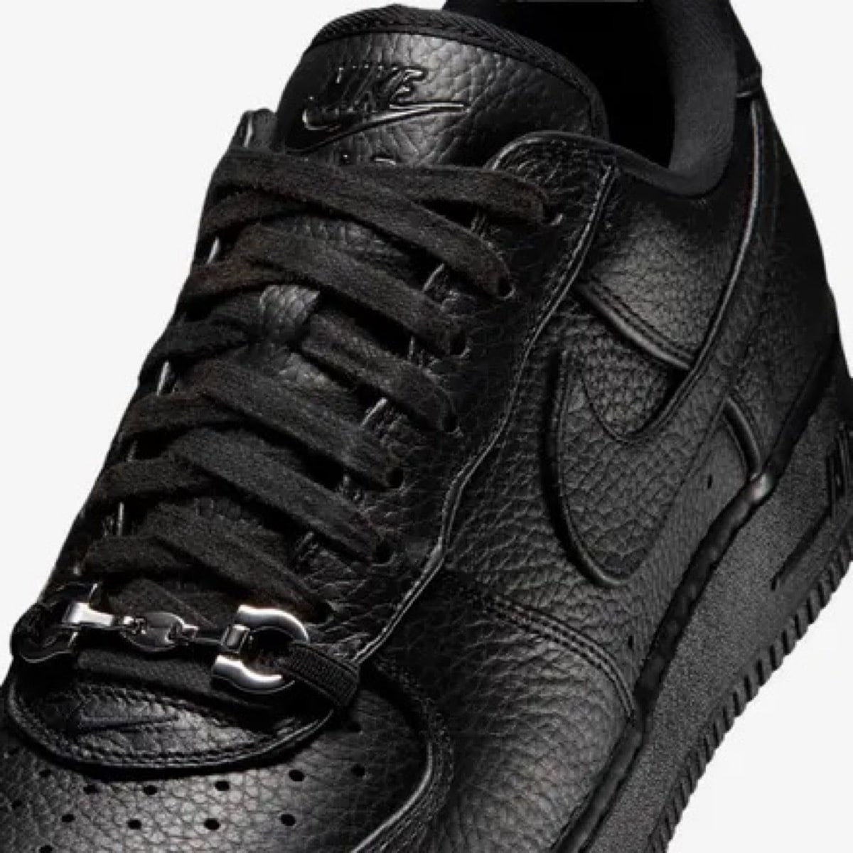 Nike Air Force 1 Low Black Leather IM5754-001 7