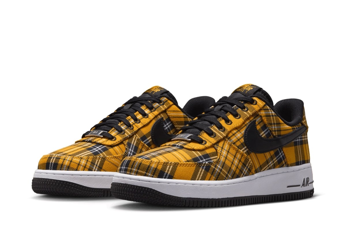 Nike Air Force 1 Low „Clueless Yellow Plaid” – krata rodem ze szkolnych mundurków z lat 90.