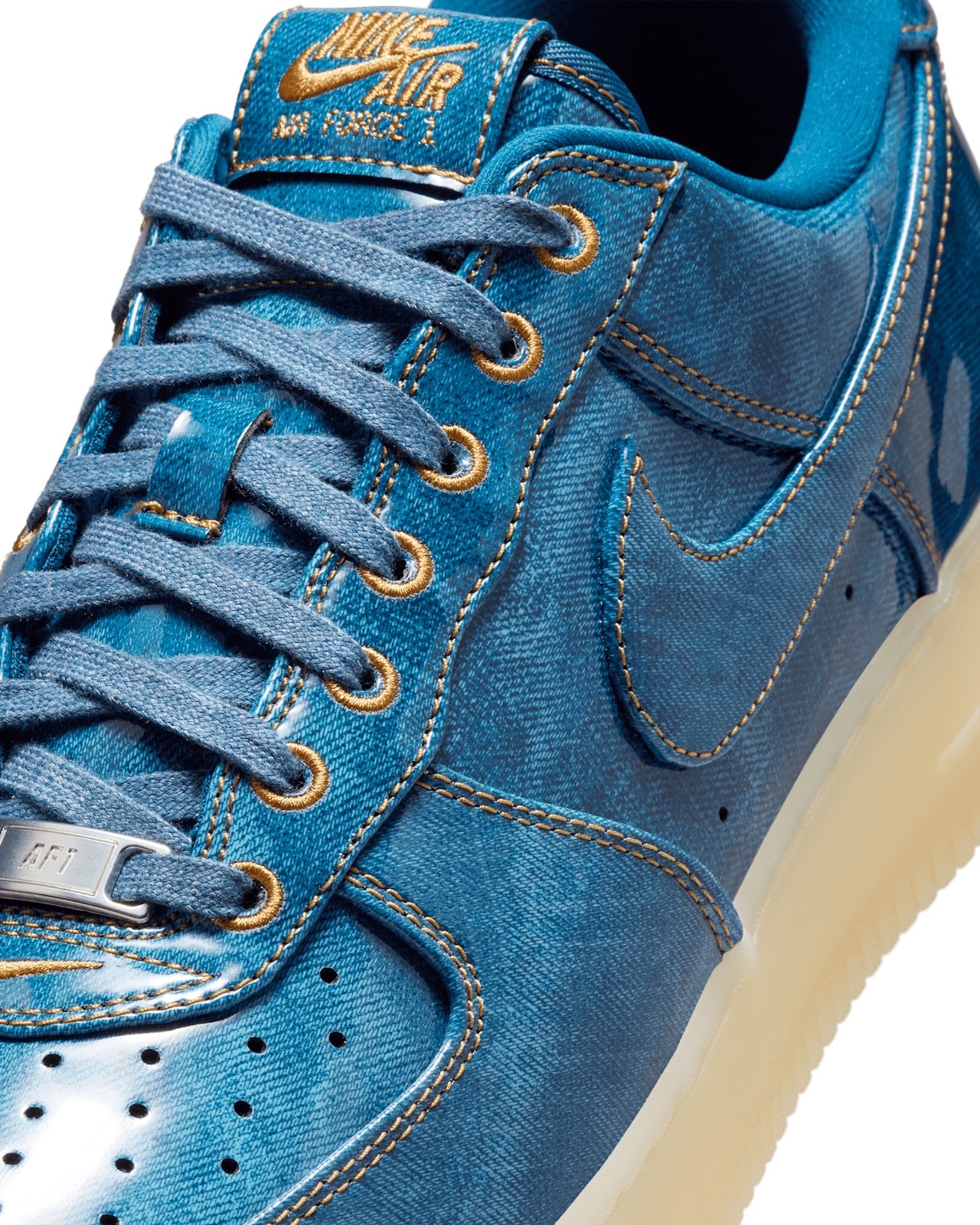 Nike Air Force 1 Low Patent Denim IM5757-400 7