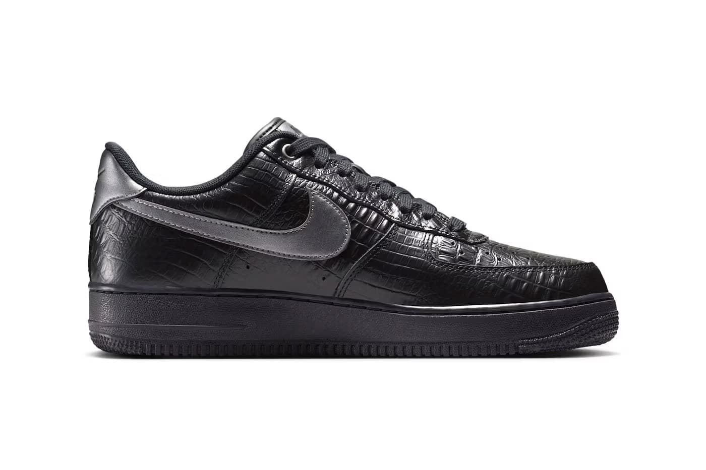 Nike Air Force 1 Low Triple Black Croc IV6306-010 3