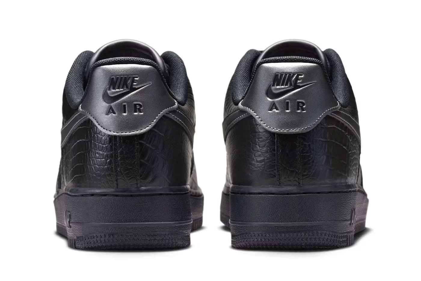 Nike Air Force 1 Low Triple Black Croc IV6306-010 6