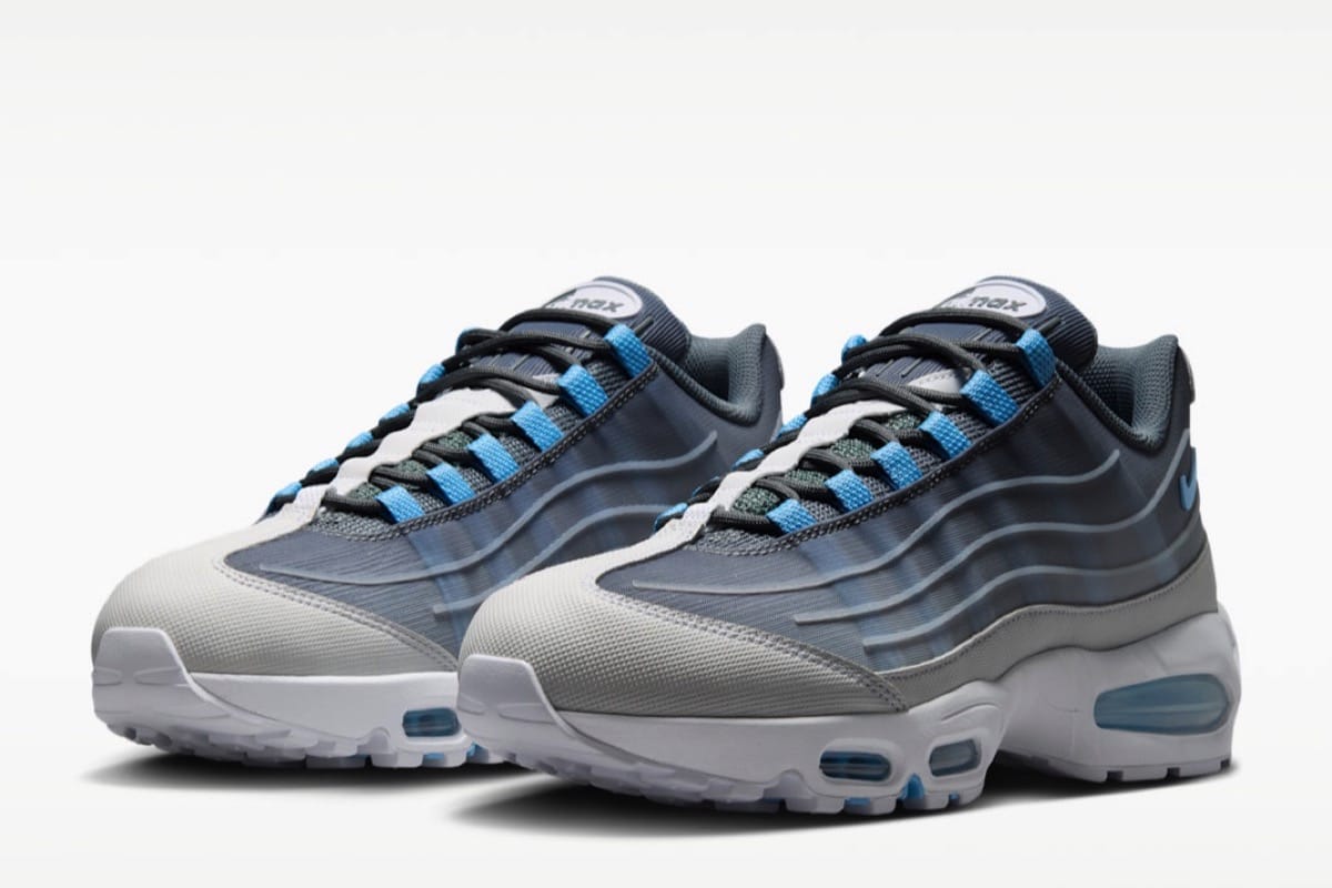 Nike Air Max 95 Tech „Smoke Grey / Football Blue” – techniczna ewolucja ikony