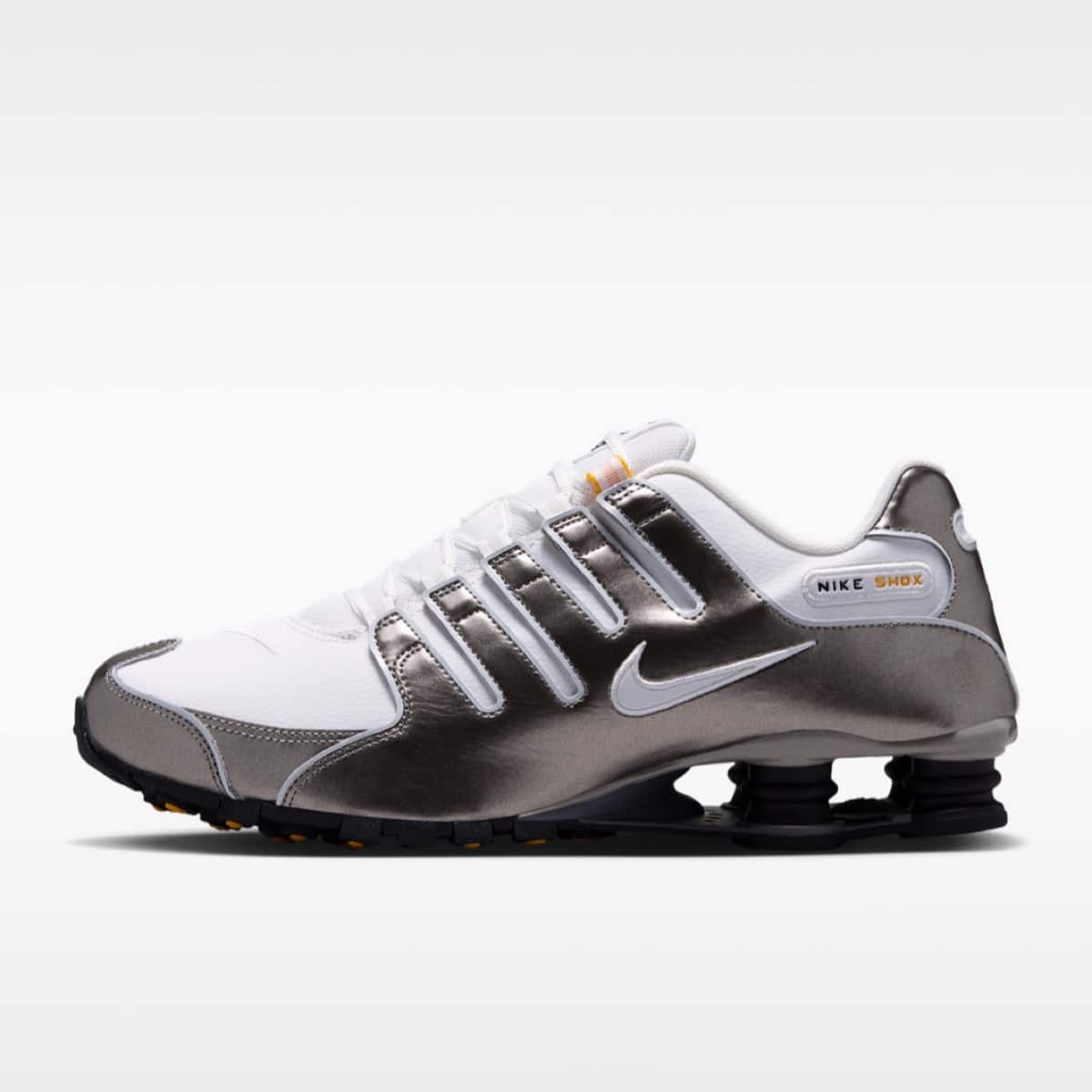 Nike Shox NZ White Metallic Pewter IU7506-100 2
