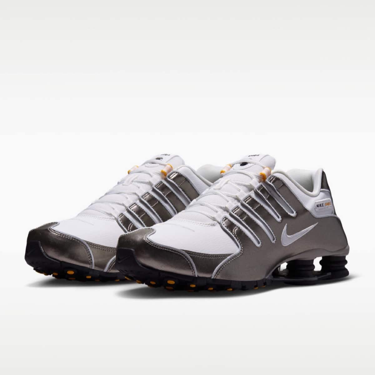 Nike Shox NZ White Metallic Pewter IU7506-100 4