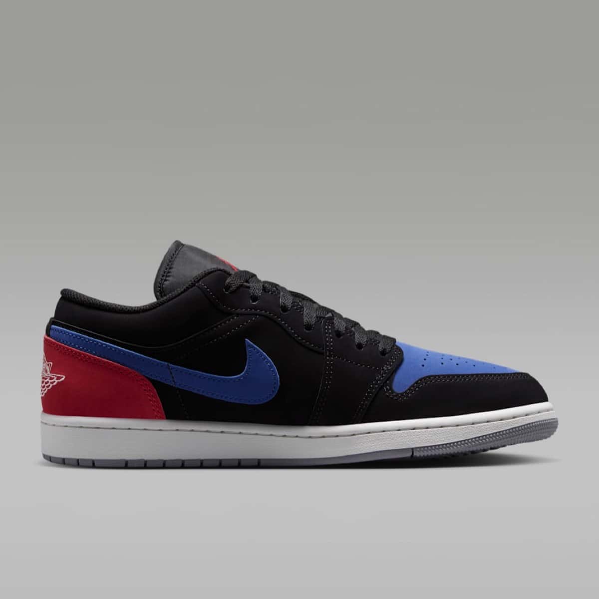 Air Jordan 1 Low Black True Blue Varsity Red 553558-049 3
