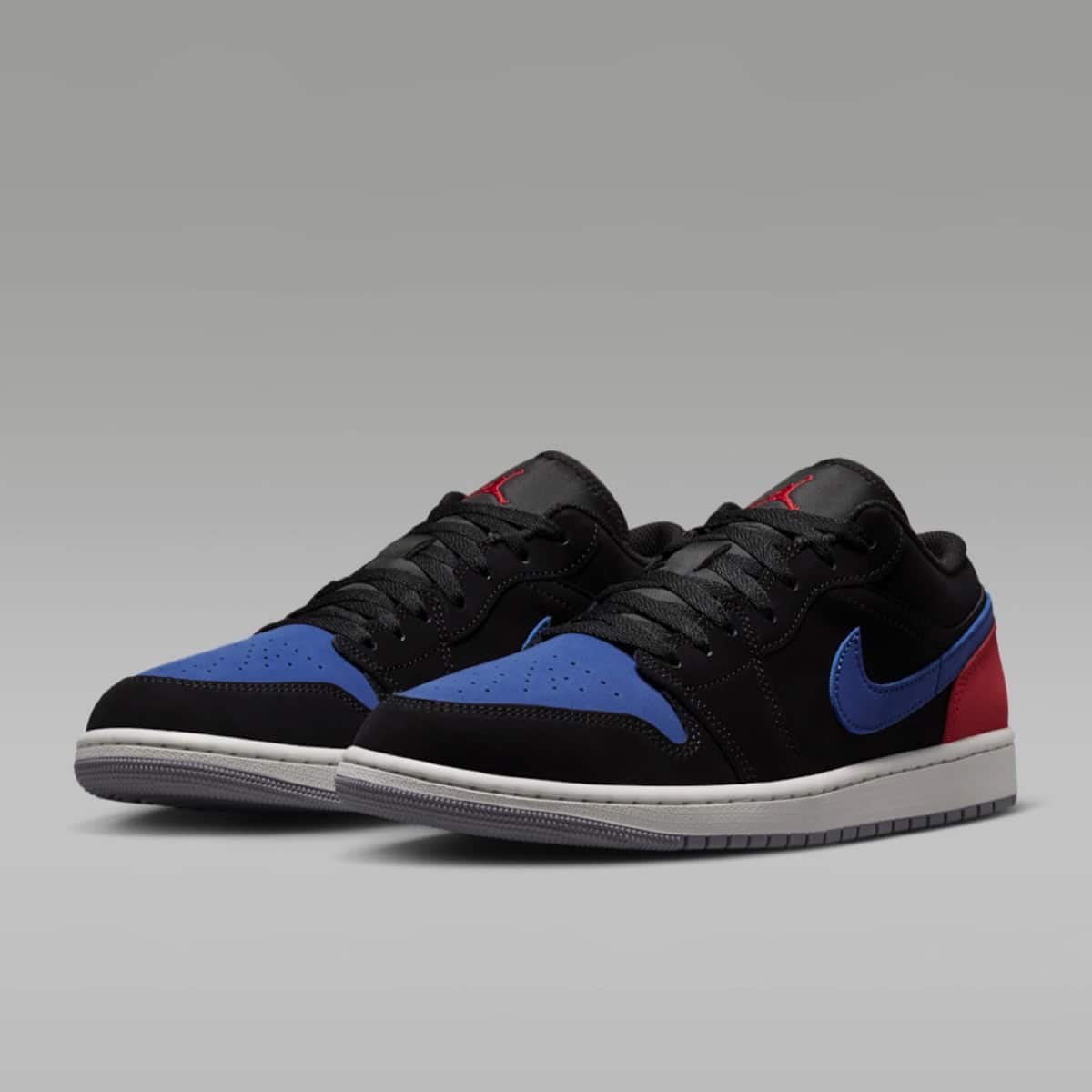 Air Jordan 1 Low Black True Blue Varsity Red 553558-049 4