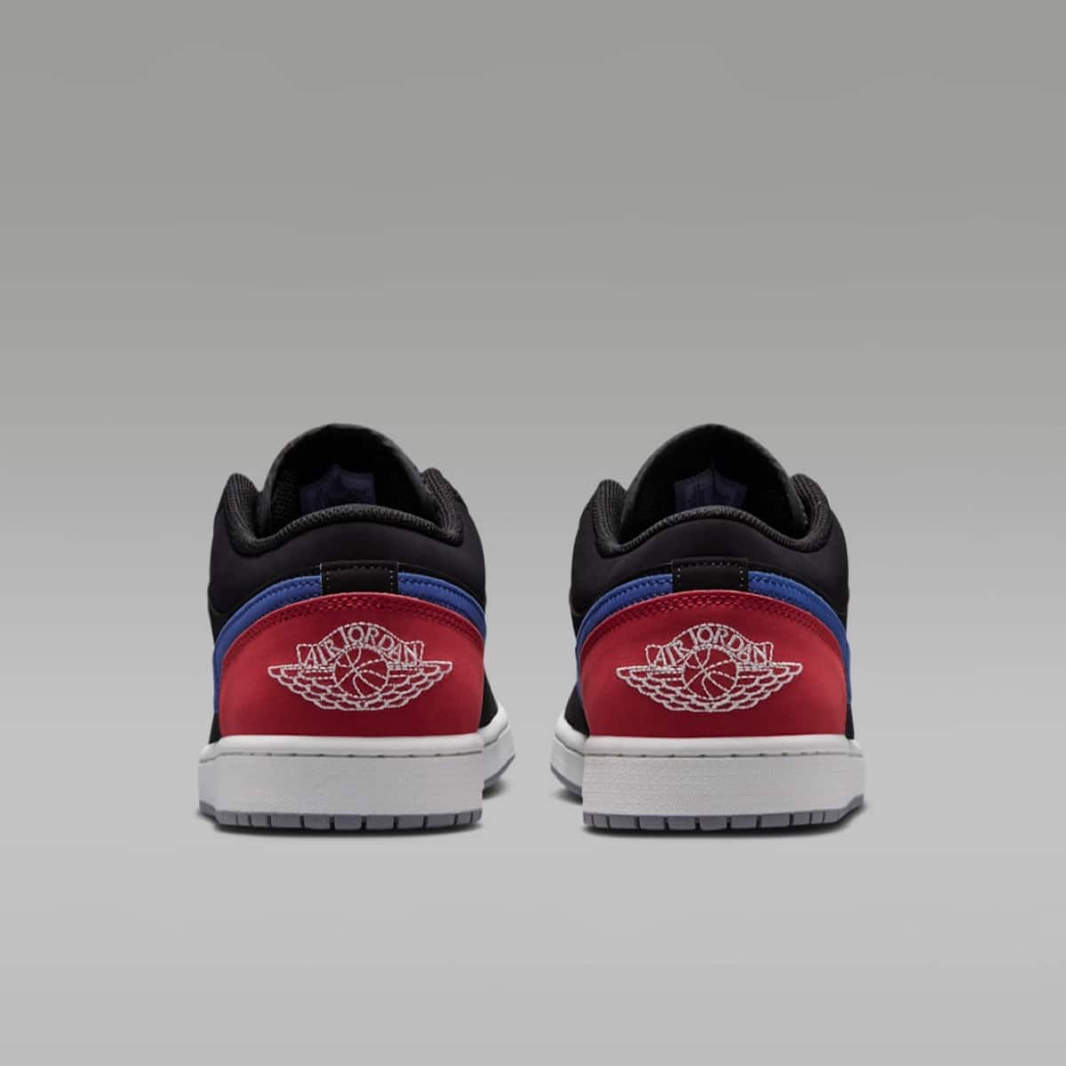 Air Jordan 1 Low Black True Blue Varsity Red 553558-049 6