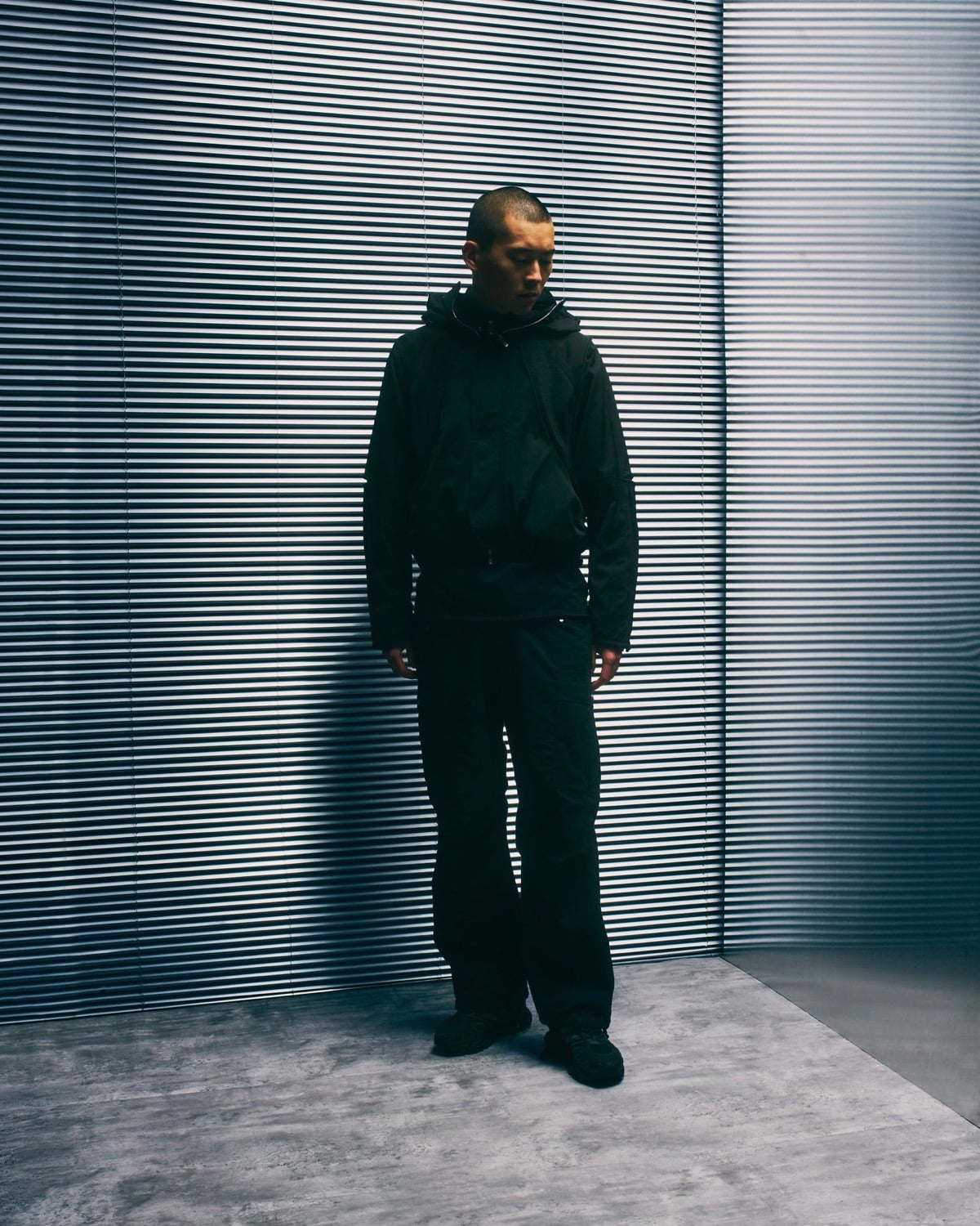 Footpatrol x adidas Megaride AG Shades of Black Fall 2026 12