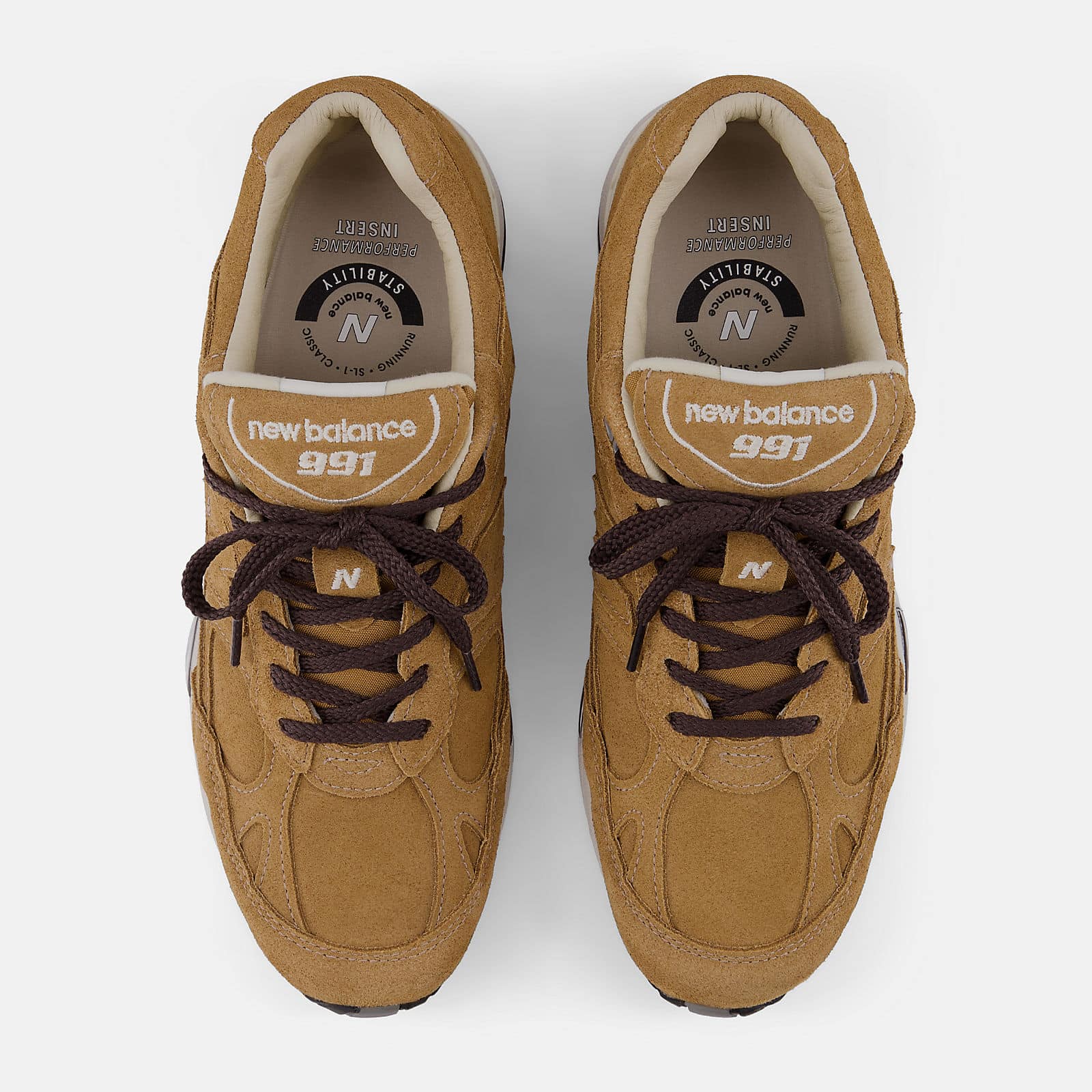 New Balance 991V1 Luxe Suede Dijon M991CM1 5