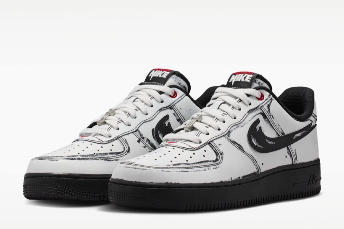 Nike Air Force 1 Low „Ghostface” wywołuje dreszcze przed Halloween