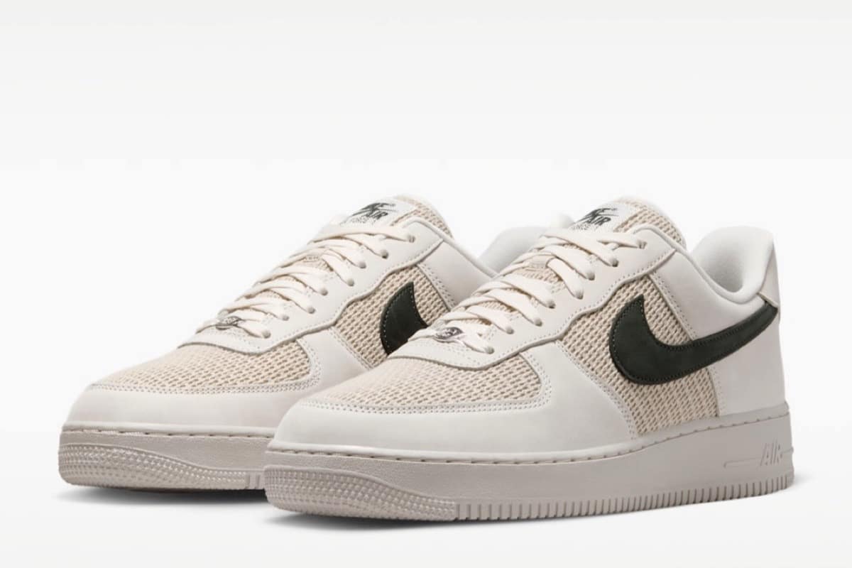 Nike Air Force 1 Low LV8 Mesh „Phantom” – klasyk w wersji siateczką na lato