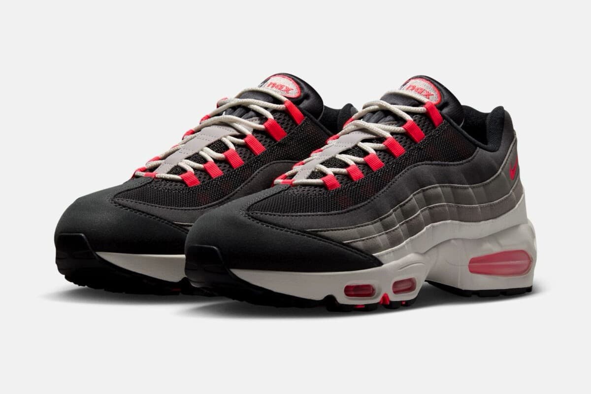 Nike Air Max 95 Big Bubble „Solar Red” – odwrócony gradient kultowej sylwetki