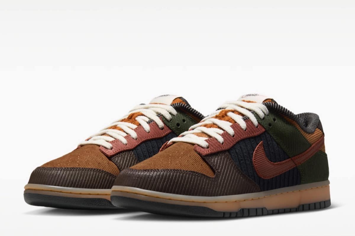 Sztruks spotyka kultowy Nike Dunk Low – ten model wygląda teraz zupełnie inaczej
