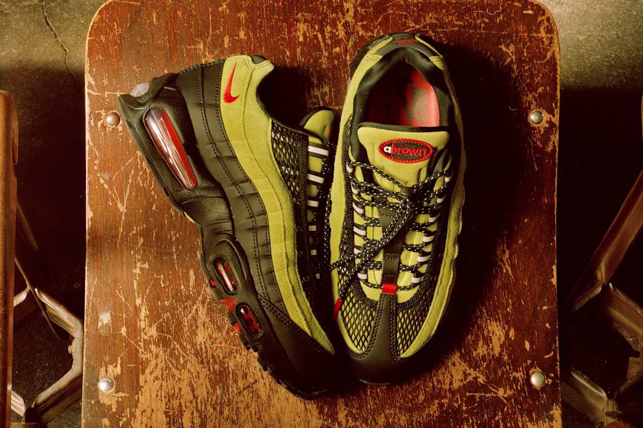 Aya Brown x Nike Air Max 95 „Atomic Green” – gdy sztuka uliczna spotyka archiwum Air Max