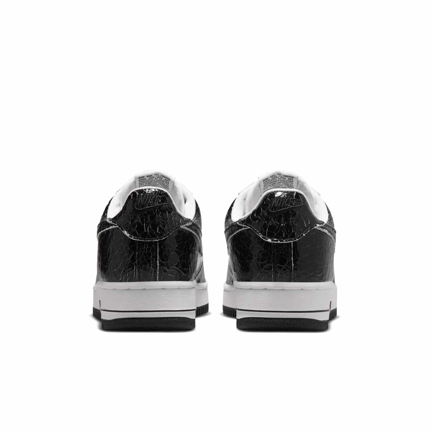 Nike Air Force 1 Low 01 Cracked Leather Black White JA0248-300 6