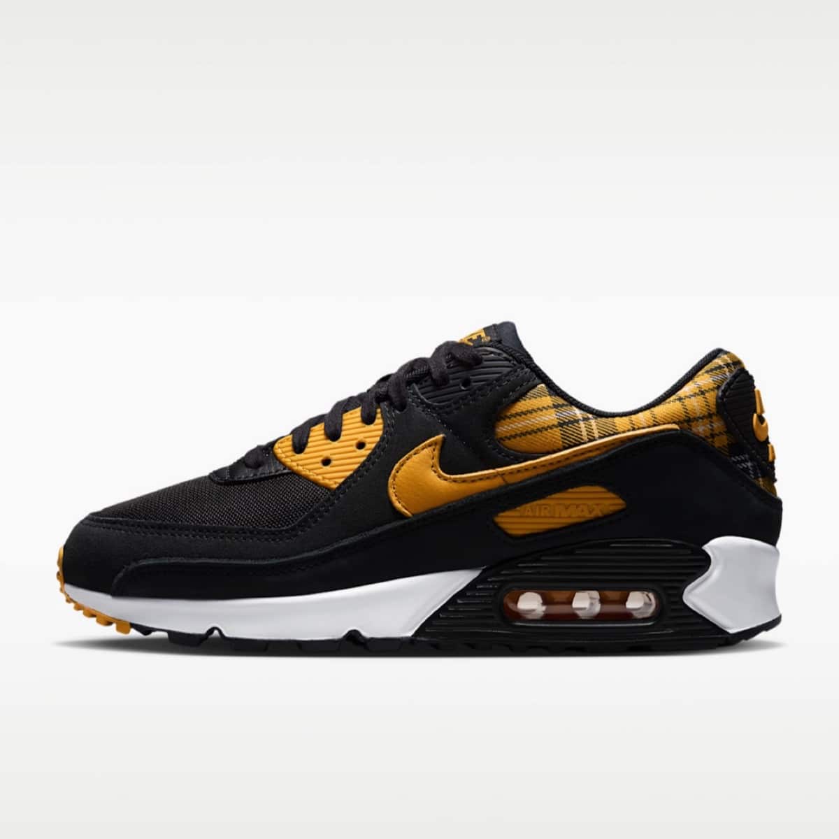 Nike Air Max 90 Yellow Plaid IR5598-001 2