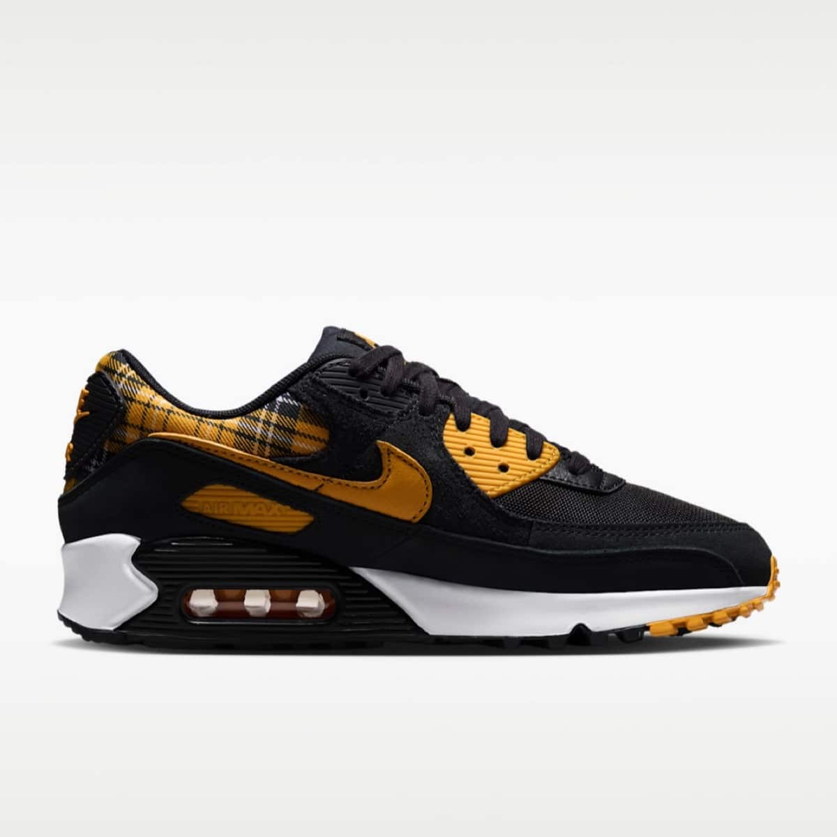 Nike Air Max 90 Yellow Plaid IR5598-001 3