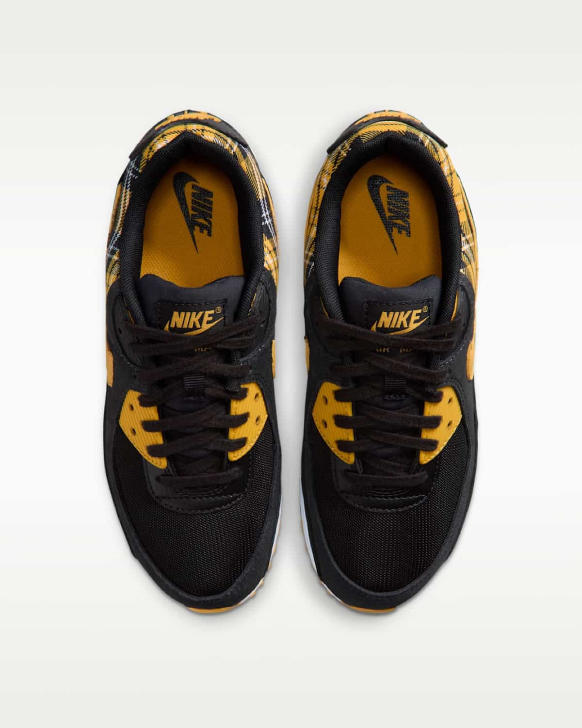 Nike Air Max 90 Yellow Plaid IR5598-001 5