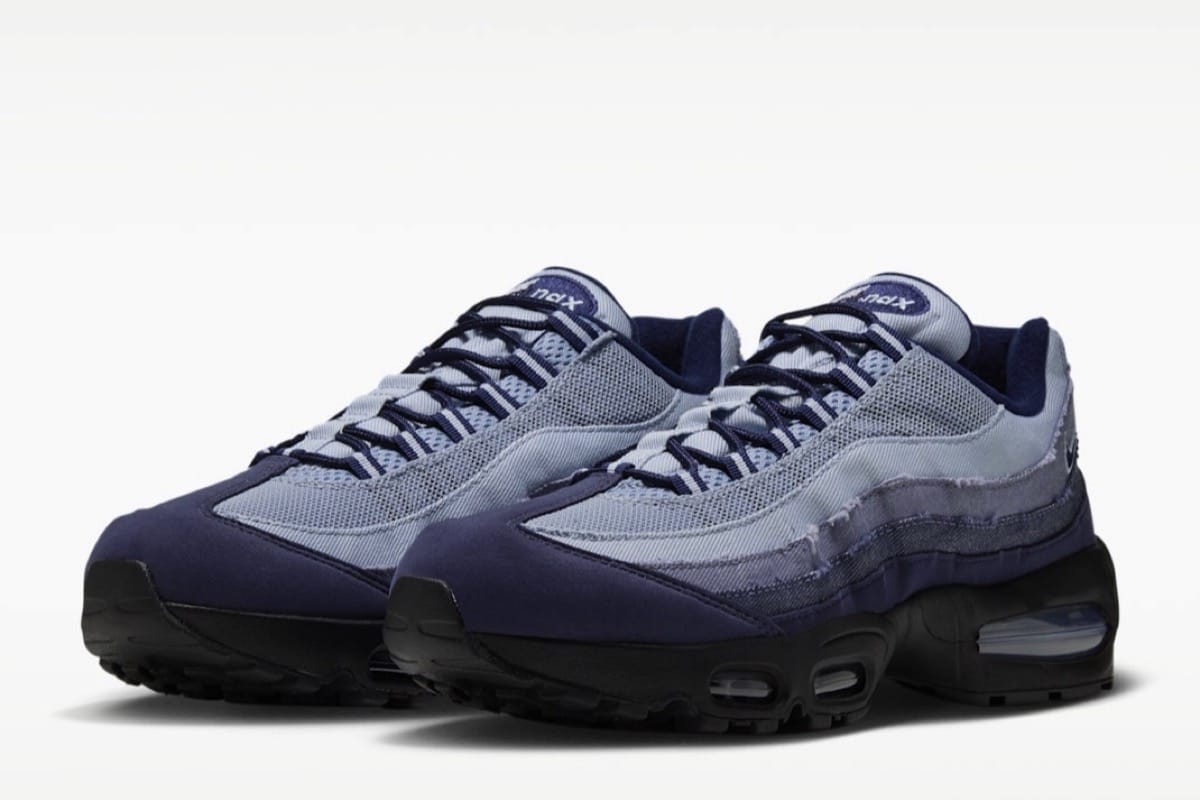 Nike Air Max 95 Big Bubble w wyjątkowej wersji „Denim” i kolorystyce „Midnight Navy”