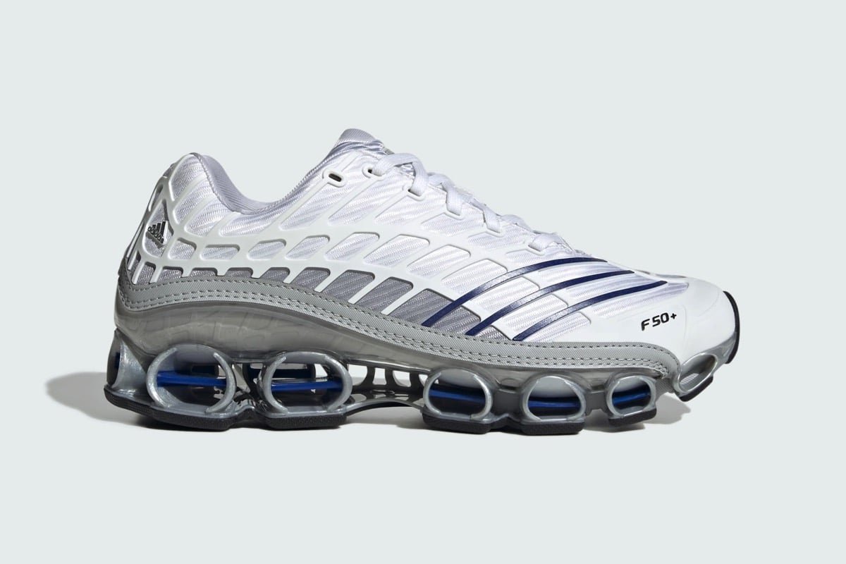 Adidas Megaride F50 „Cloud White Grey Two” – piłkarskie dziedzictwo na ulicy