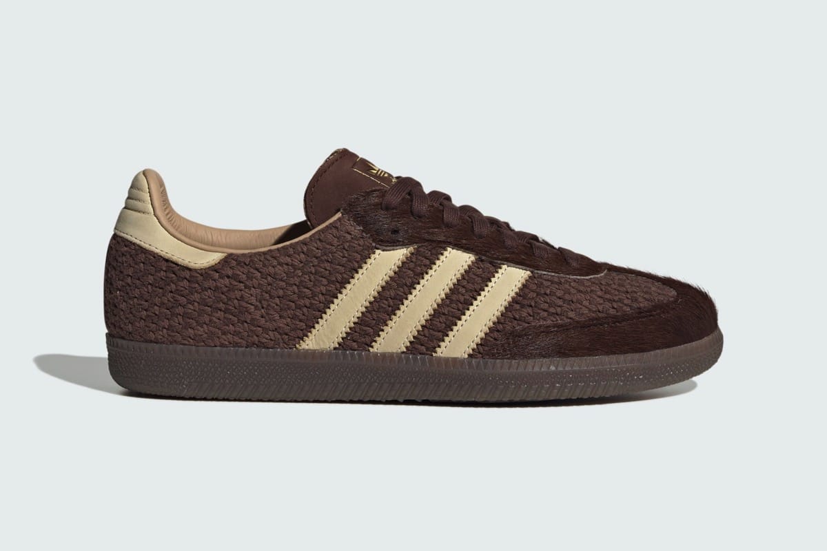 Adidas Samba „Auburn” – cholewka jak sweter od babci, a z przodu końskie włosie?!
