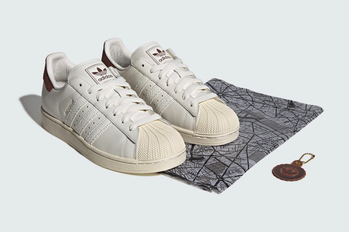 Adidas Superstar II „Paris” – skórzana cholewka i paryskie detale na wkładce i zapiętce