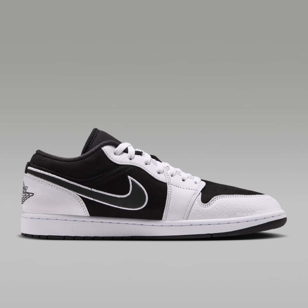 Air Jordan 1 Low Suede Black White IX6983-001 3