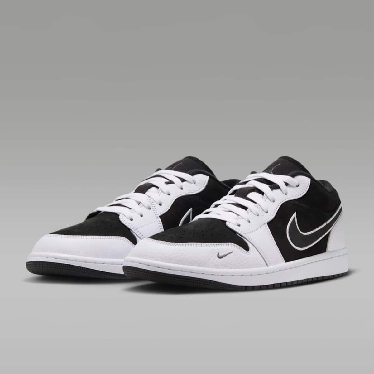 Air Jordan 1 Low Suede Black White IX6983-001 4