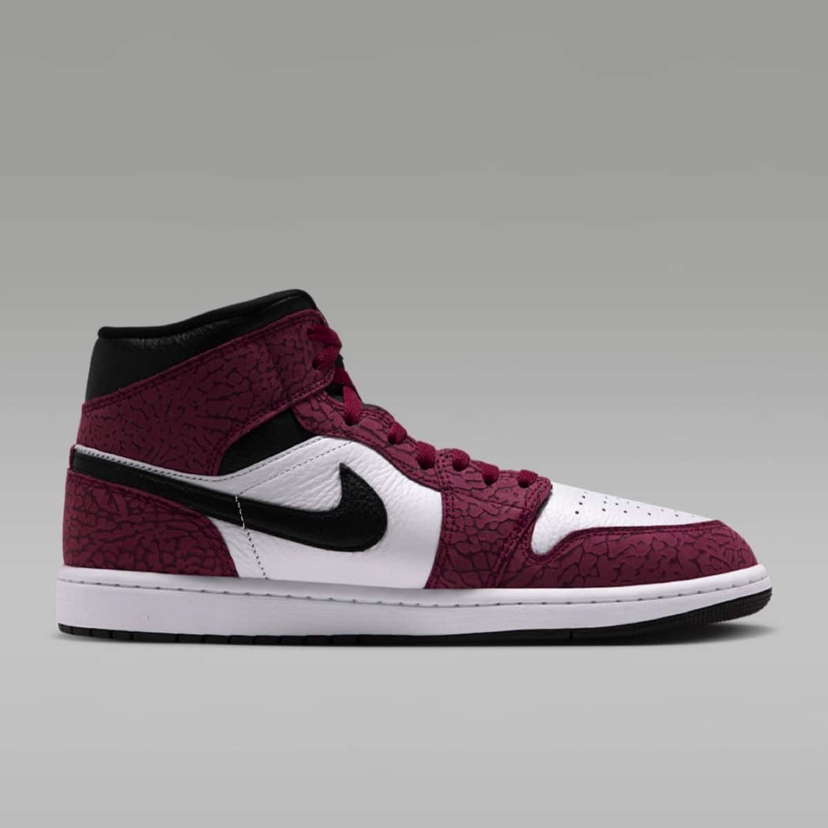 Air Jordan 1 Mid Red Elephant Print IQ5493-600 3
