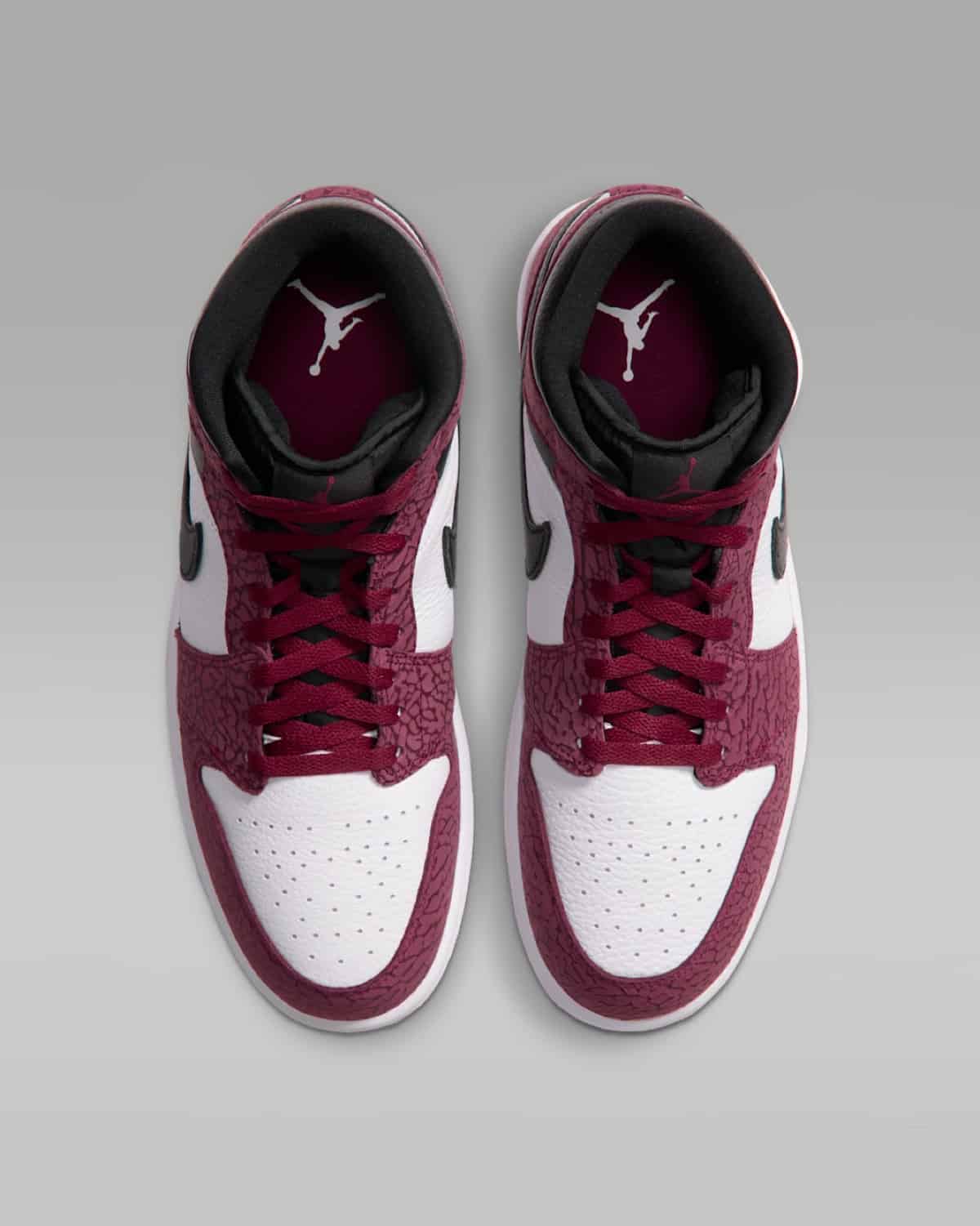 Air Jordan 1 Mid Red Elephant Print IQ5493-600 5