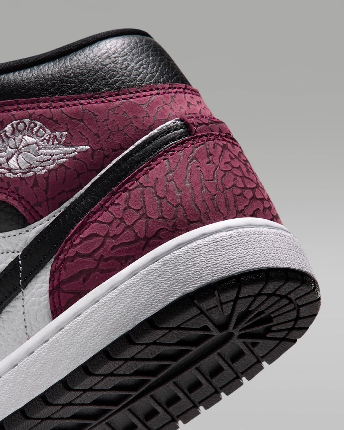 Air Jordan 1 Mid Red Elephant Print IQ5493-600 8