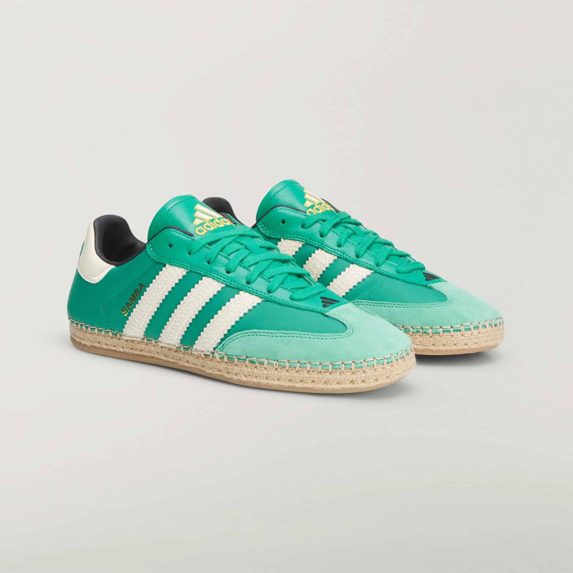 CLOT x adidas Samba Espadrille by Edison Chen Court Green KI4323 3