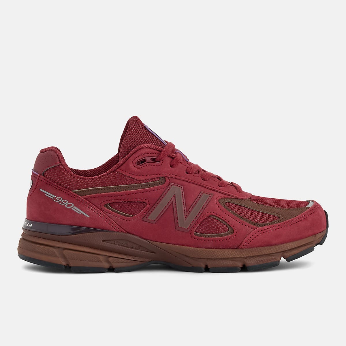 New Balance 990v4 Monarch Burgundy U990BR4 2