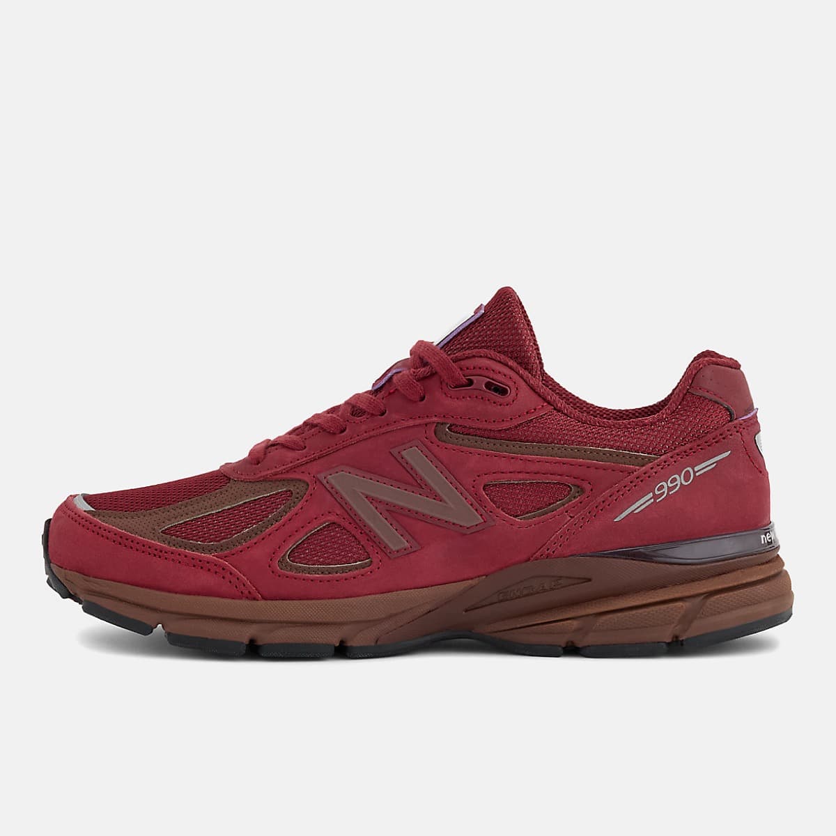 New Balance 990v4 Monarch Burgundy U990BR4 3