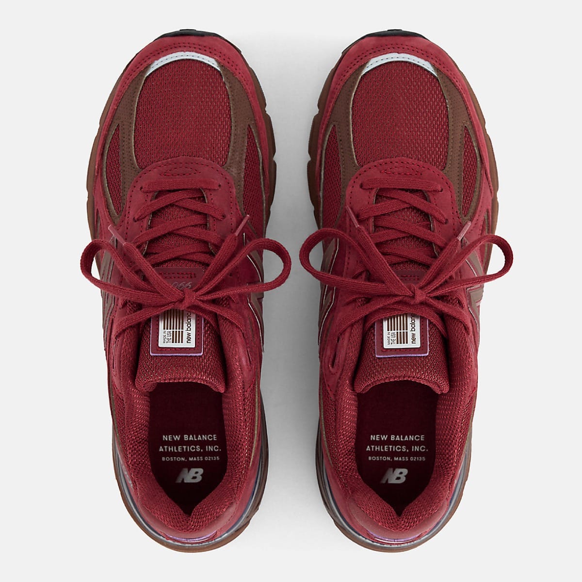 New Balance 990v4 Monarch Burgundy U990BR4 5