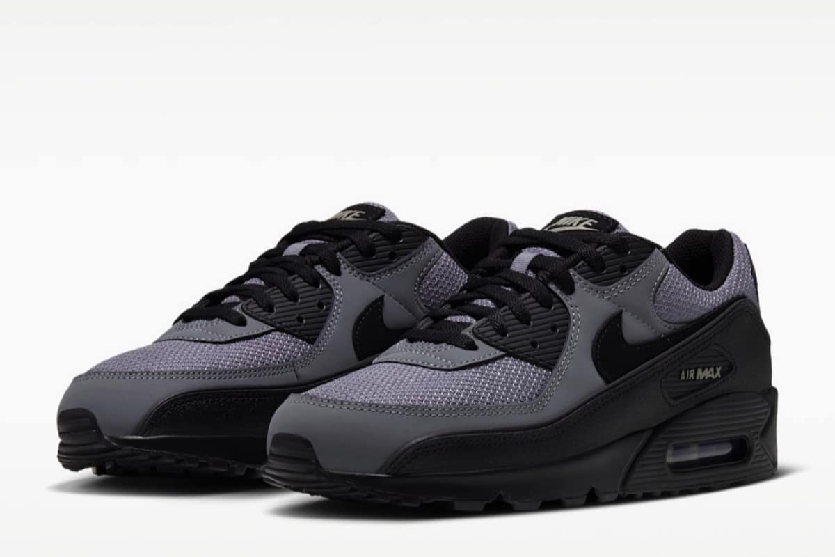 Nike Air Max 90 „Cool Grey” – szarość z wojskowym akcentem