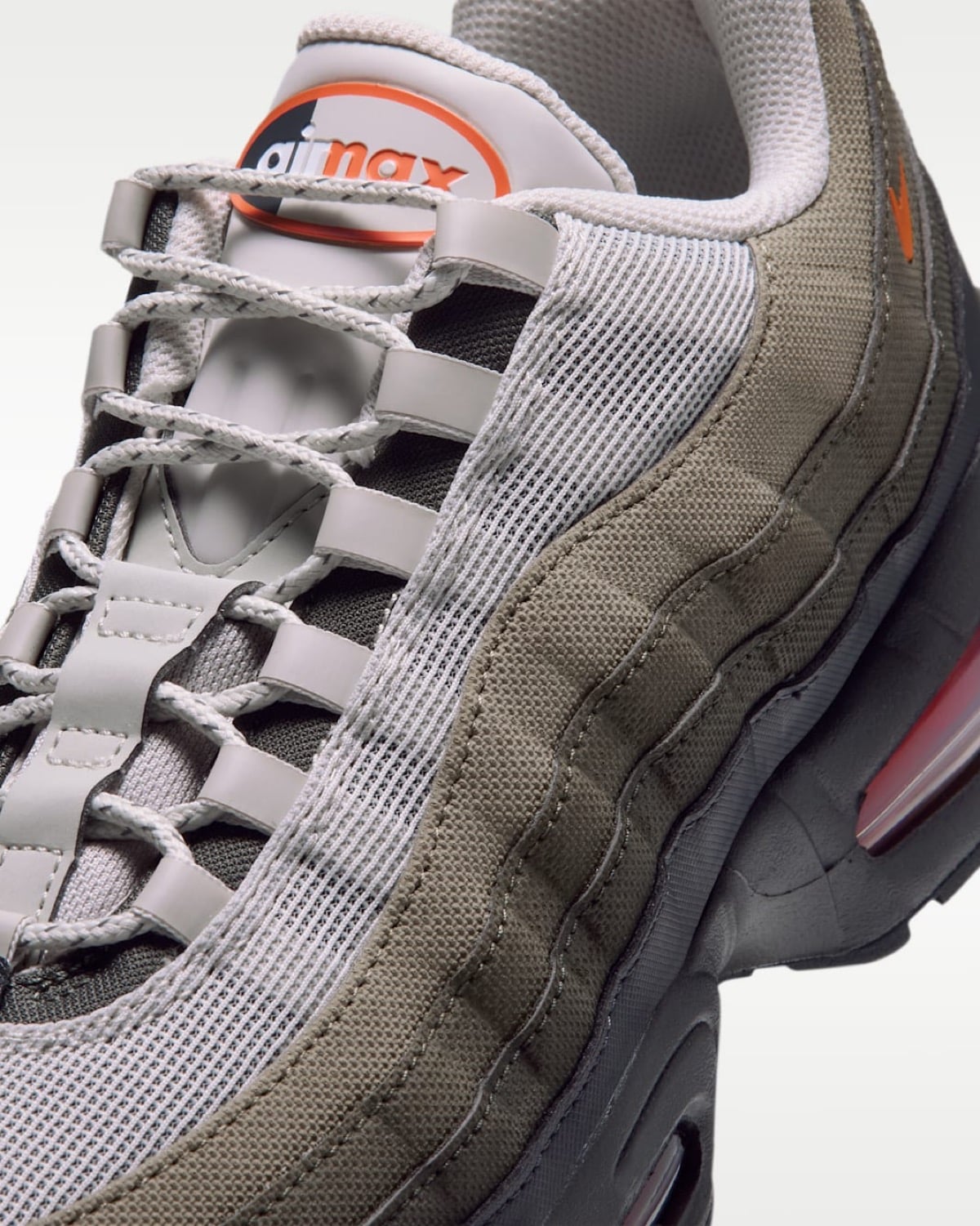 Nike Air Max 95 Light Bone Safety Orange IQ7128-003 7