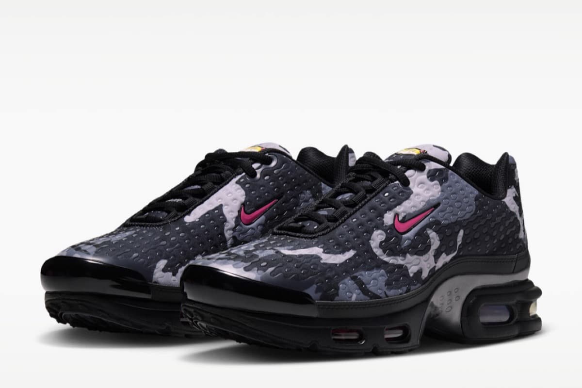 Nike Air Max Plus VII do kupienia w szarym kamuflażu