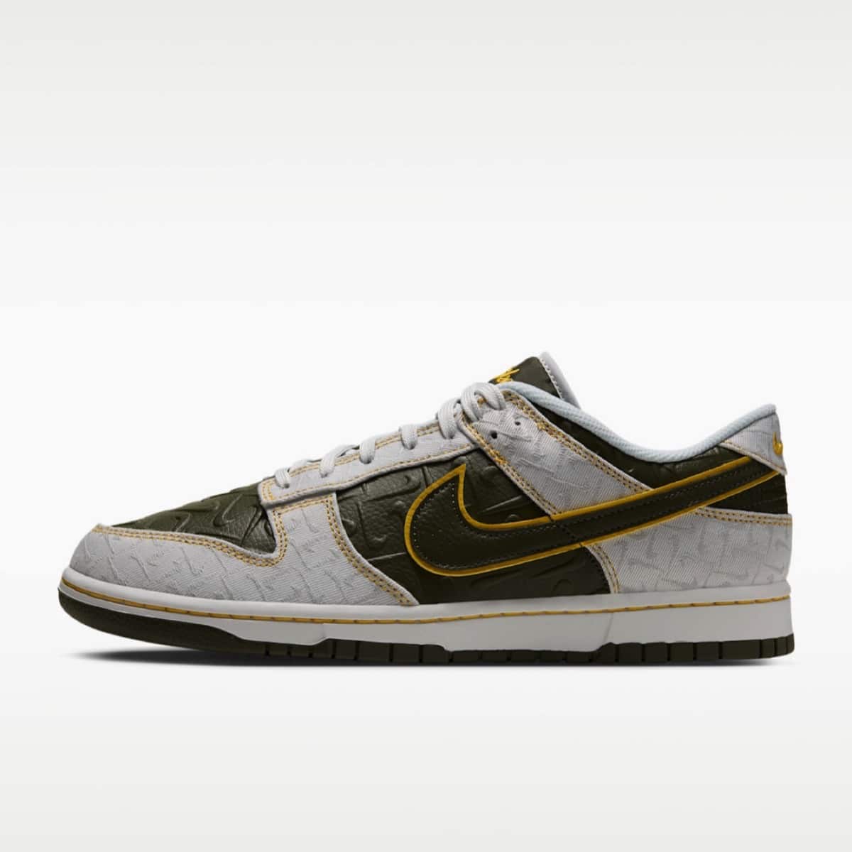 Nike Dunk Low Swoosh Summit White Cargo Khaki IX7260-133 2