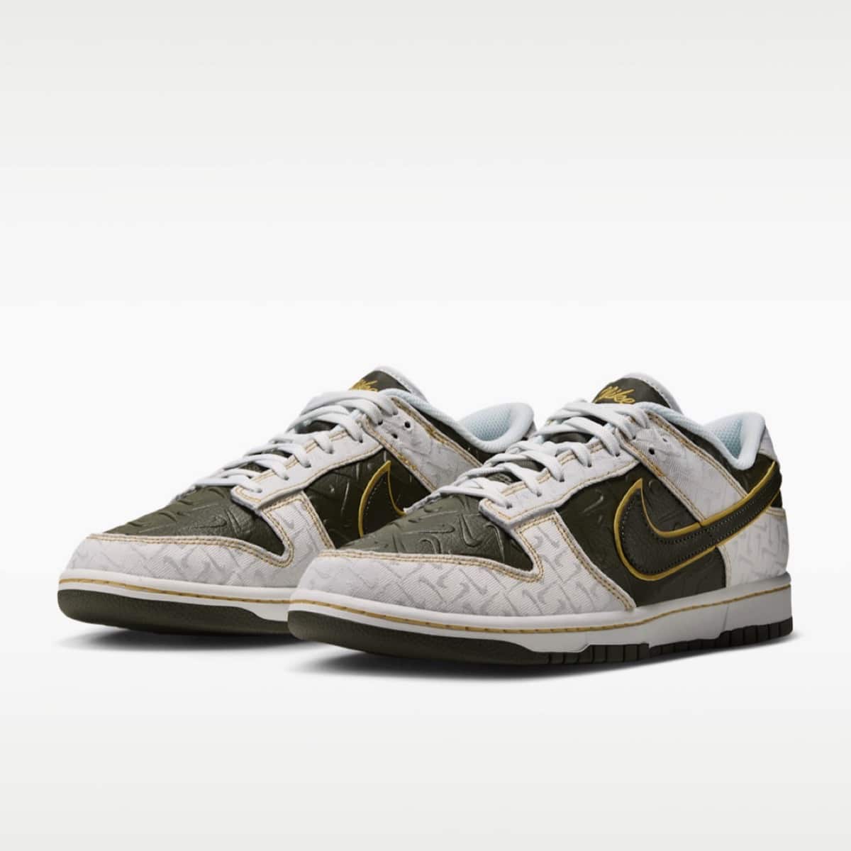 Nike Dunk Low Swoosh Summit White Cargo Khaki IX7260-133 4