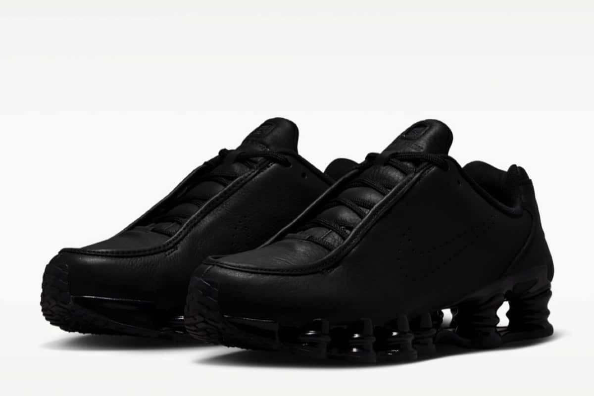 Nike Shox TL wraca w skórzanej, czarnej odsłonie