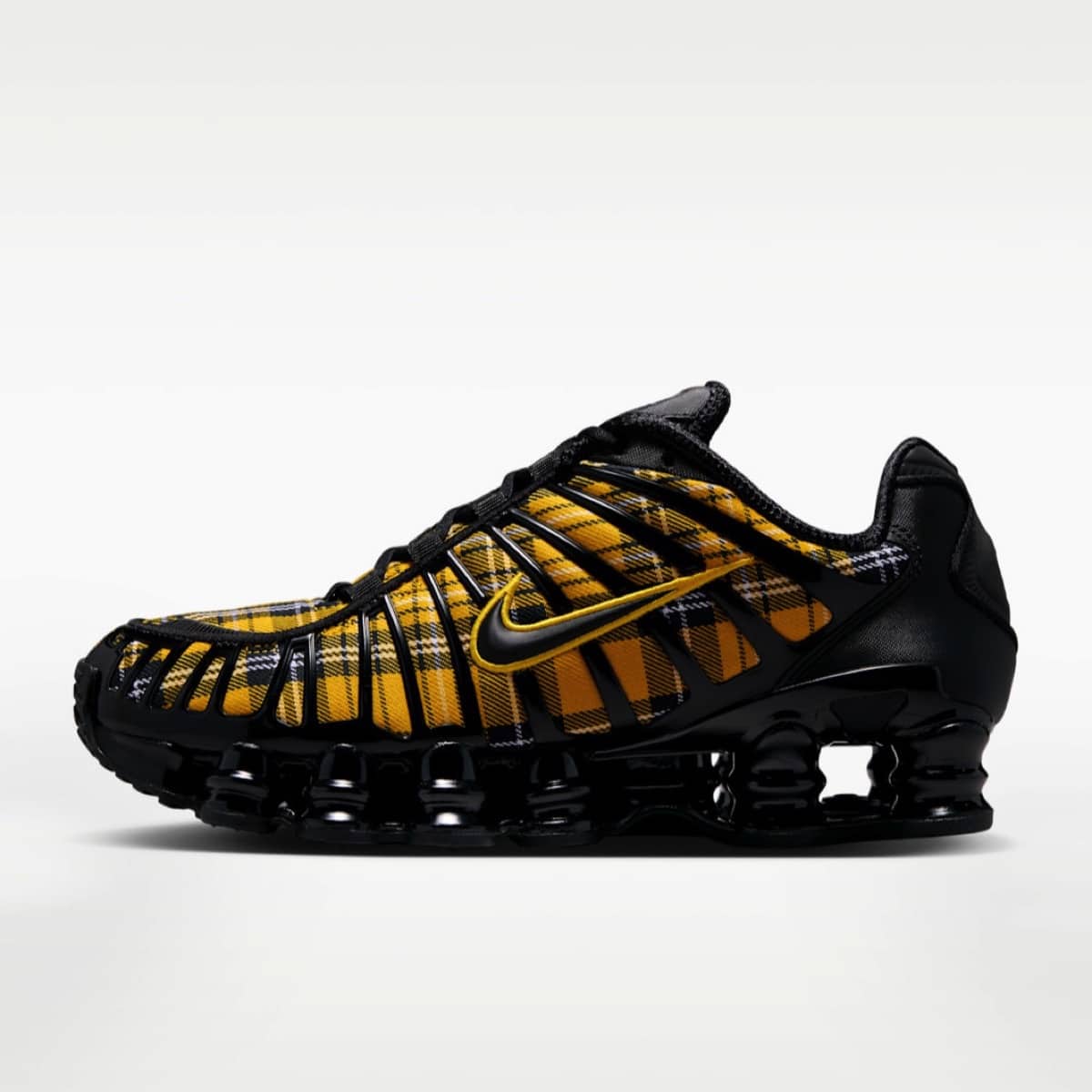 Nike Shox TL Yellow Plaid IM5167-001 2