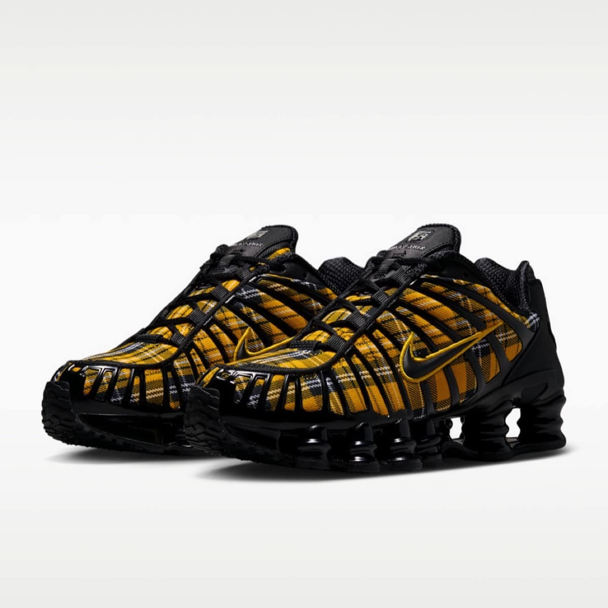 Nike Shox TL Yellow Plaid IM5167-001 4