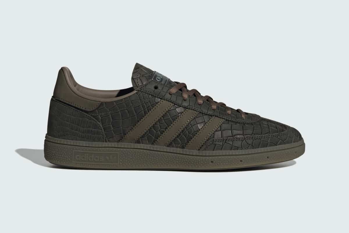 Adidas Handball Spezial „Night Cargo” z fakturą imitującą wężową skórę