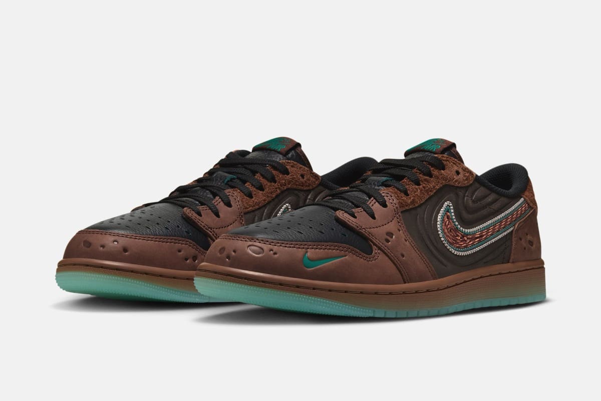 Air Jordan 1 Low „Somos Historias”: brąz, turkus i Día de Muertos
