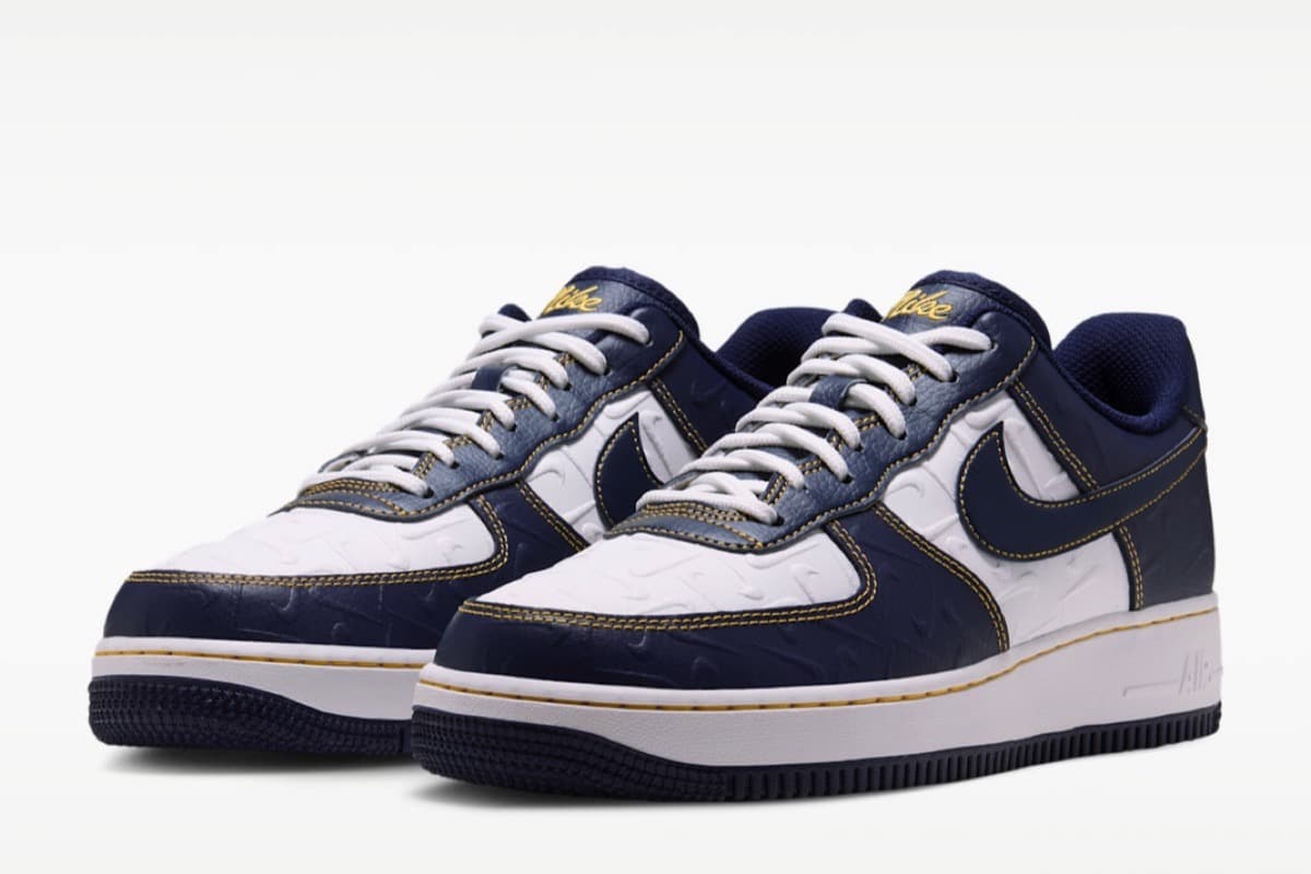 Nike Air Force 1 Low – nowa wersja z rzędami małych logo Swoosh