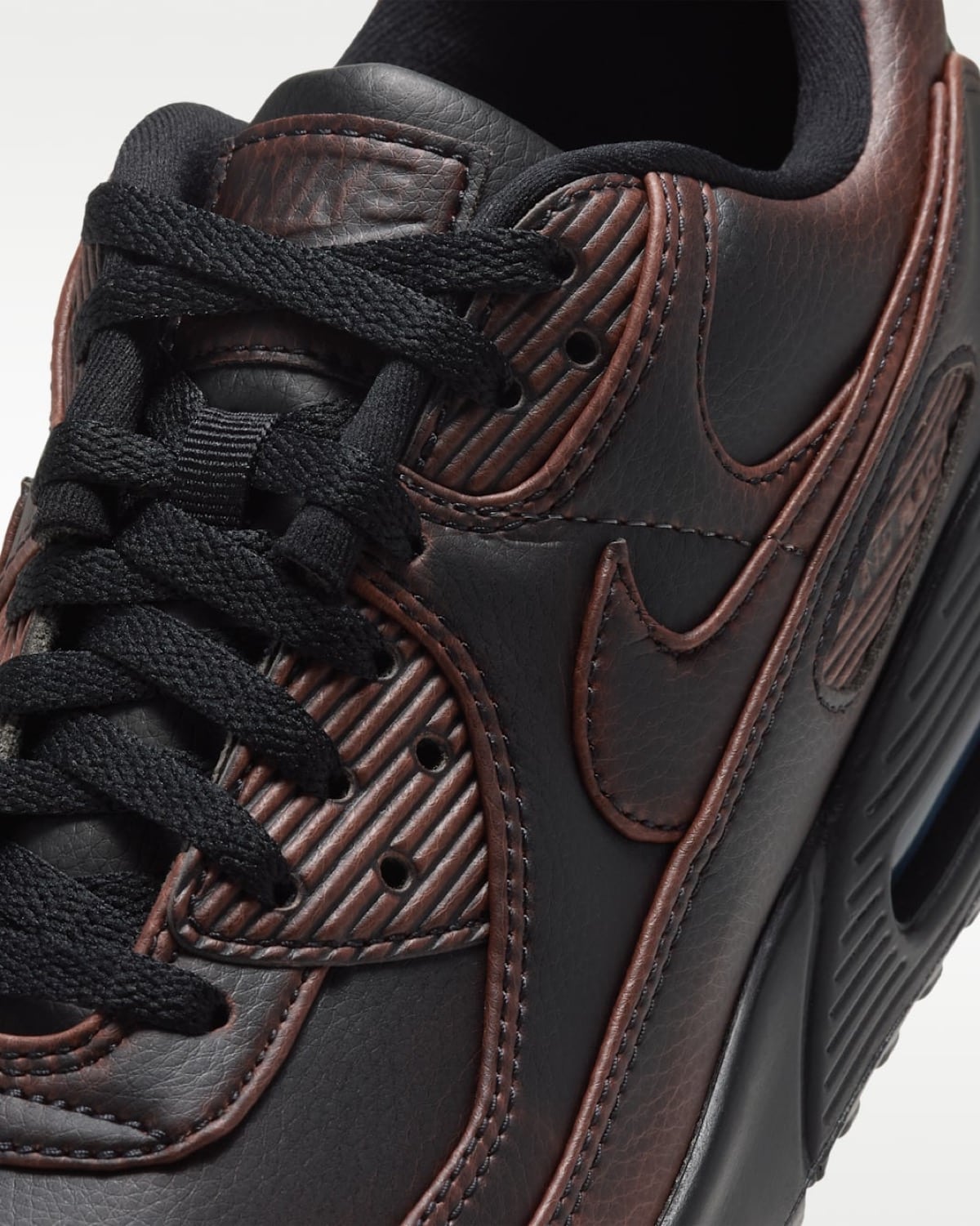 Nike Air Max 90 Leather Black Cinnamon IQ7130-001 7