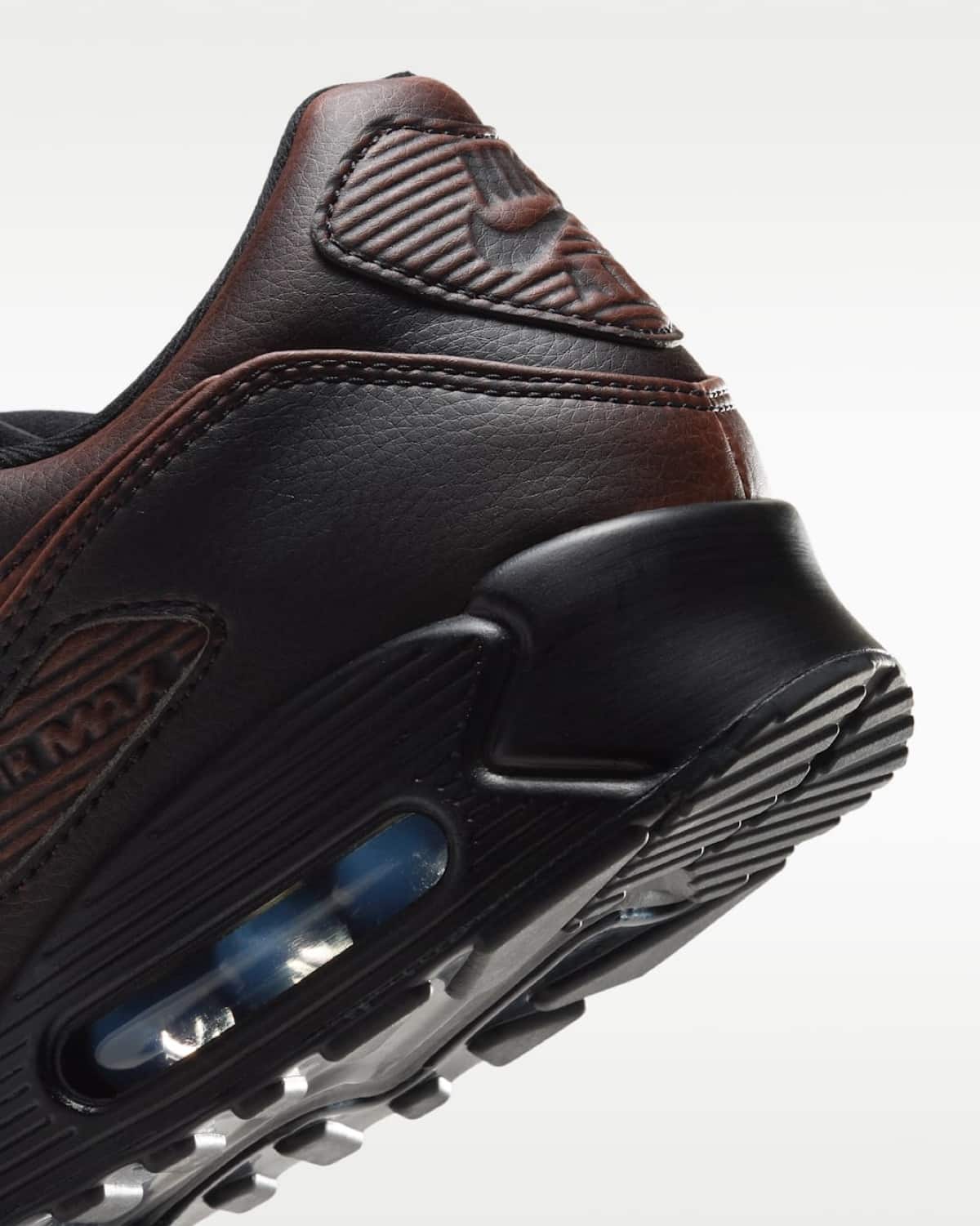 Nike Air Max 90 Leather Black Cinnamon IQ7130-001 8