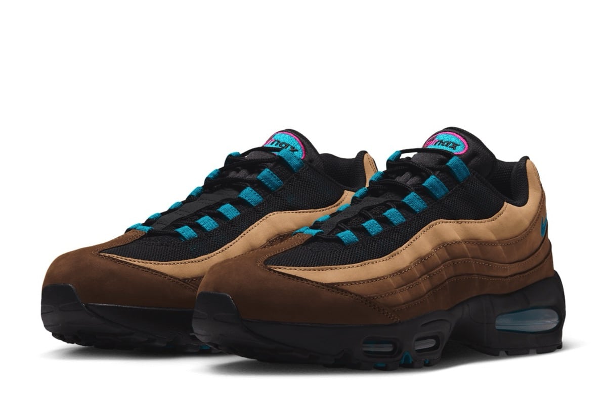 Nike Air Max 95 „ACG” – ziemista zamsz i turkusowe akcenty