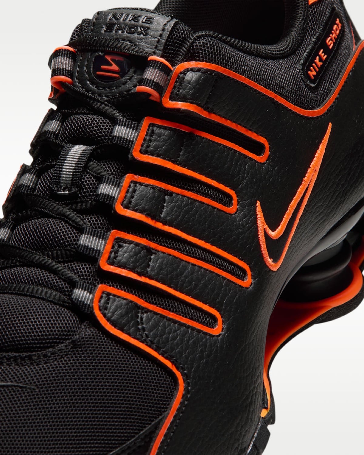 Nike Shox NZ Black Total Orange IQ8263-006 7